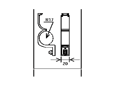 Lexus 82711-48170 Clamp, Wiring Harness