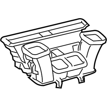 Lexus 55840-06100 Duct Assembly, Heater To RSGISTER