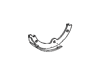 Lexus 46530-30011 Shoe Assembly, Parking Brake