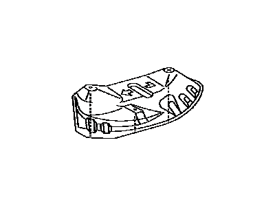 Lexus 58152-35010 Insulator Sub-Assy, Center Floor Heat, NO.2