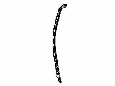 Lexus 67895-75010 Weatherstrip, Rear Door, No.3 RH