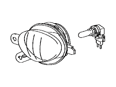 Lexus 81210-0W050 Lamp Assembly, Fog, RH