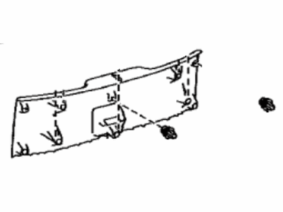 Lexus 64716-77010-C1 Cover, Luggage Compartment