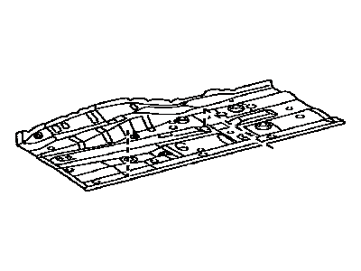 Lexus 58112-30171 Pan, Front Floor, LH