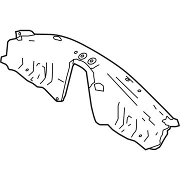 Lexus 58204-24010 Pan Sub-Assembly, Center Floor