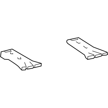 Lexus 87216-06030 Guide, Air Duct, Rear