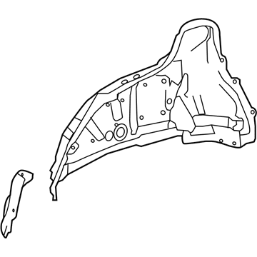 Lexus 61608-78010 Panel Sub-Assembly, Quarter