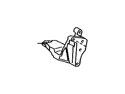 Lexus 12319-31010 Bracket, Engine Mounting, RH(For Transverse Engine)