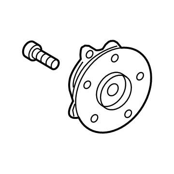 Lexus 43550-10010 Wheel Bearing And Hub Assembly