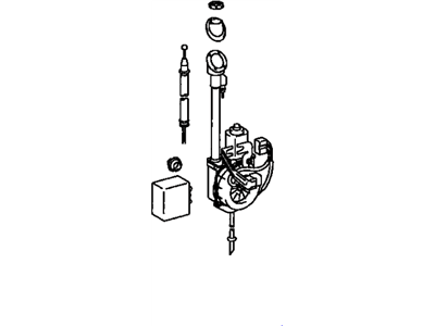 Lexus 86300-24180 Antenna Assy, W/Holder