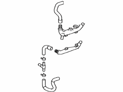 Lexus 165A0-70010 Hose Assembly, INTERCOOL