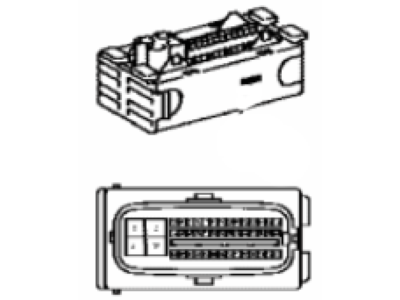 Lexus 90980-12297 Housing, Connector F