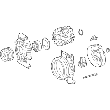 Lexus 27060-38170 Alternator Assembly With Regulator