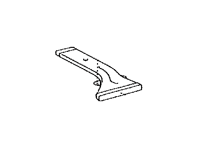 Lexus 87216-50020 Guide, Air Duct, Rear LH