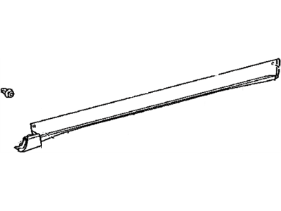 Lexus 75850-48020 Moulding Assy, Body Rocker Panel, RH