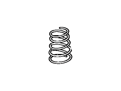 Lexus 48231-33040 Spring, Coil, Rear