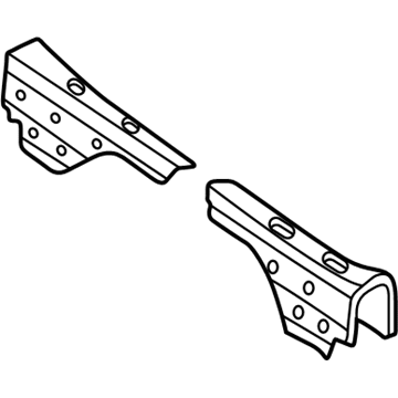 Lexus 57675-24010 Reinforcement, Rear Floor Cross, No.1 RH