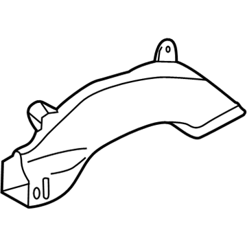 Lexus 87217-60050 Duct, Air, Rear NO.5