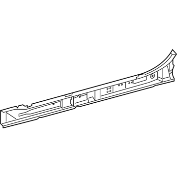 Lexus 57401-30120 Member Sub-Assembly, Floor