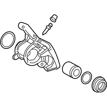 Lexus 47850-78010 Rear Driver Disc Brake Cylinder Assembly