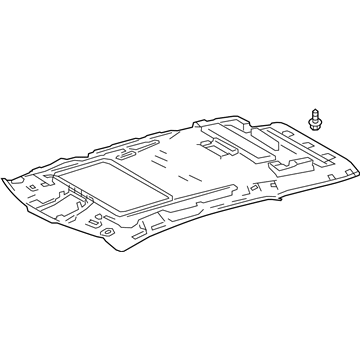 Lexus 63310-48620-A0 Headlining Assy, Roof