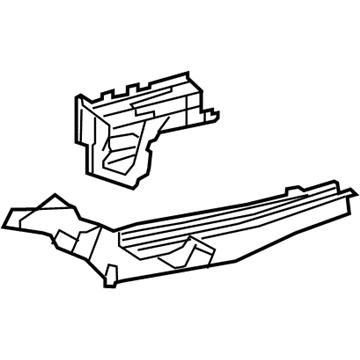 Lexus 57033-0E070 Reinforce Sub-Assembly