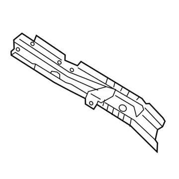 Lexus 57168-0E070 GUSSET, Front CROSSMEMBER