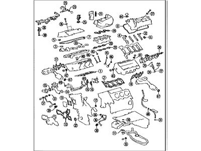 Lexus 04112-31800 Gasket Kit, Engine Valve Grind