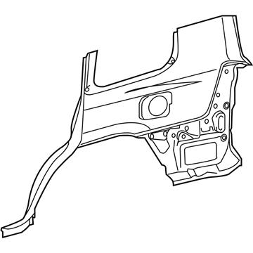 Lexus 60161-60C20 Panel Sub-Assembly, Quarter