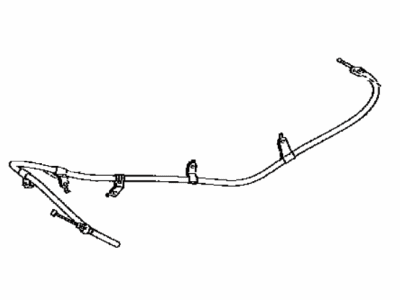 Lexus 46420-60090 Cable Assy, Parking Brake, NO.2