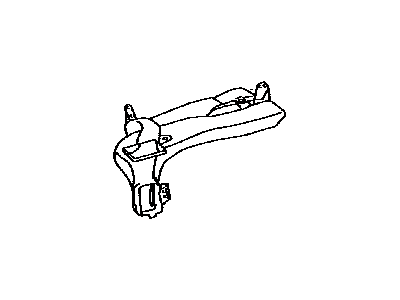 Lexus 55084-78010 Duct Sub-Assembly, Heater