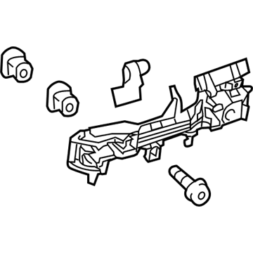 Lexus 69202-60030 Front Door Outside Handle Frame Sub-Assembly, Left