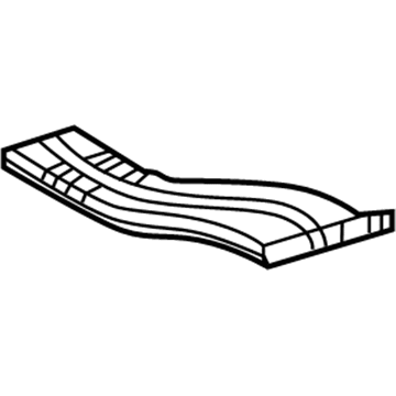 Lexus 87216-50040 Guide, Air Duct, Rear