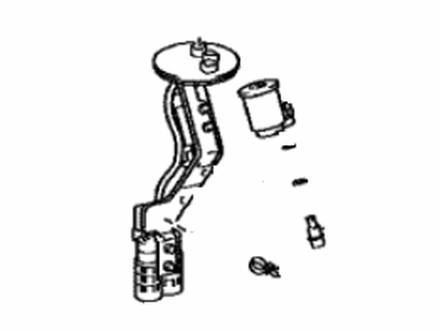 Lexus 77024-77010 Plate Sub-Assembly, Fuel