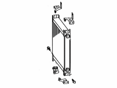 Lexus 15700-45010 Cooler Assy, Oil W/Bracket