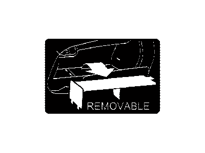 Lexus 55513-48050 Plate, Glove Compartment