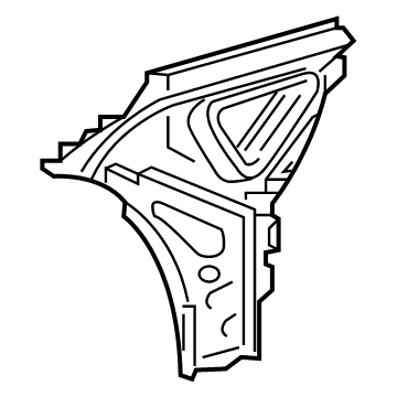 Lexus 61028-11010 Pillar Sub-Assembly, Front