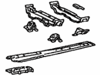 Lexus 57425-50900 Reinforcement, Front Floor, NO.2 RH