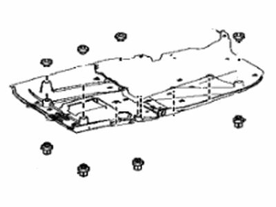 Lexus 58401-53070 Board Sub-Assembly, Floor