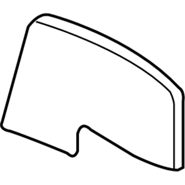 Lexus 87223-60010 Pad, Air Duct