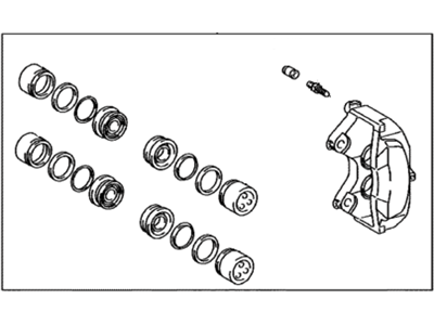 Lexus 47750-30600 Disc Brake Cylinder Assembly, Left