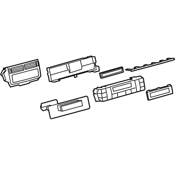 Lexus 84010-60C20 Control & Panel Assembly