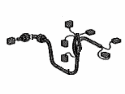 Lexus 82153-60190 Wire, Rear Door, NO.1