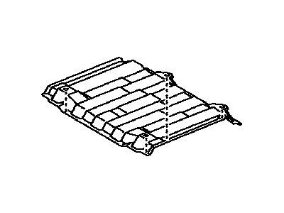 Lexus 58327-76010 Insulator, Main Muffler Heat