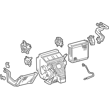 Lexus 87050-48141 Radiator Assy, Air Conditioner