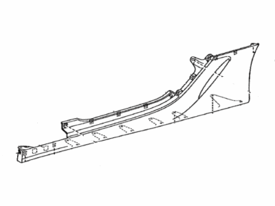 Lexus 75860-77020-B1 MOULDING Assembly, Body