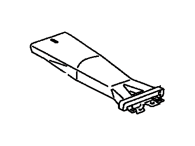 Lexus 87216-30260 Duct, Air, Rear NO.5