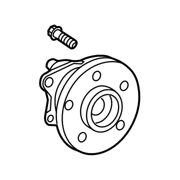 Lexus 42450-33080 Rear Axle Hub & Bearing Assembly