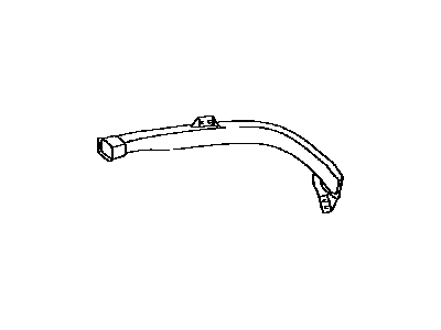 Lexus 55972-33110 Duct, Side Defroster Nozzle, NO.2