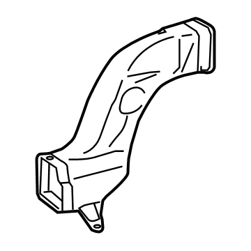 Lexus 87212-48070 Duct, Air, Rear